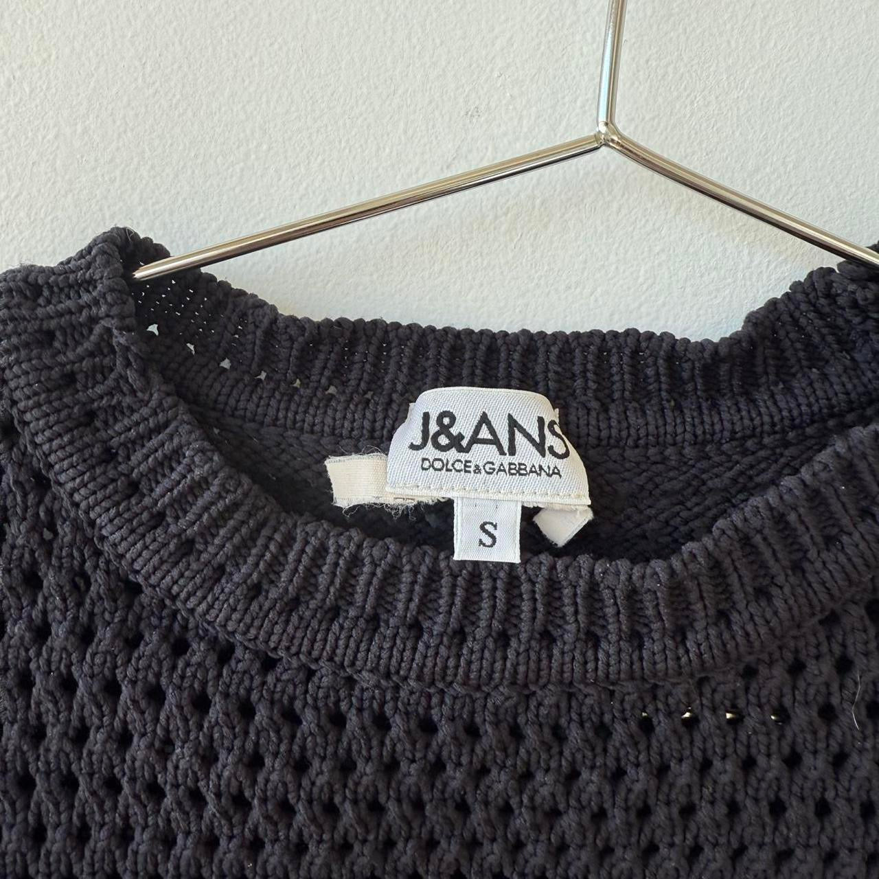 Dolce and Gabbana Cropped Crochet Top