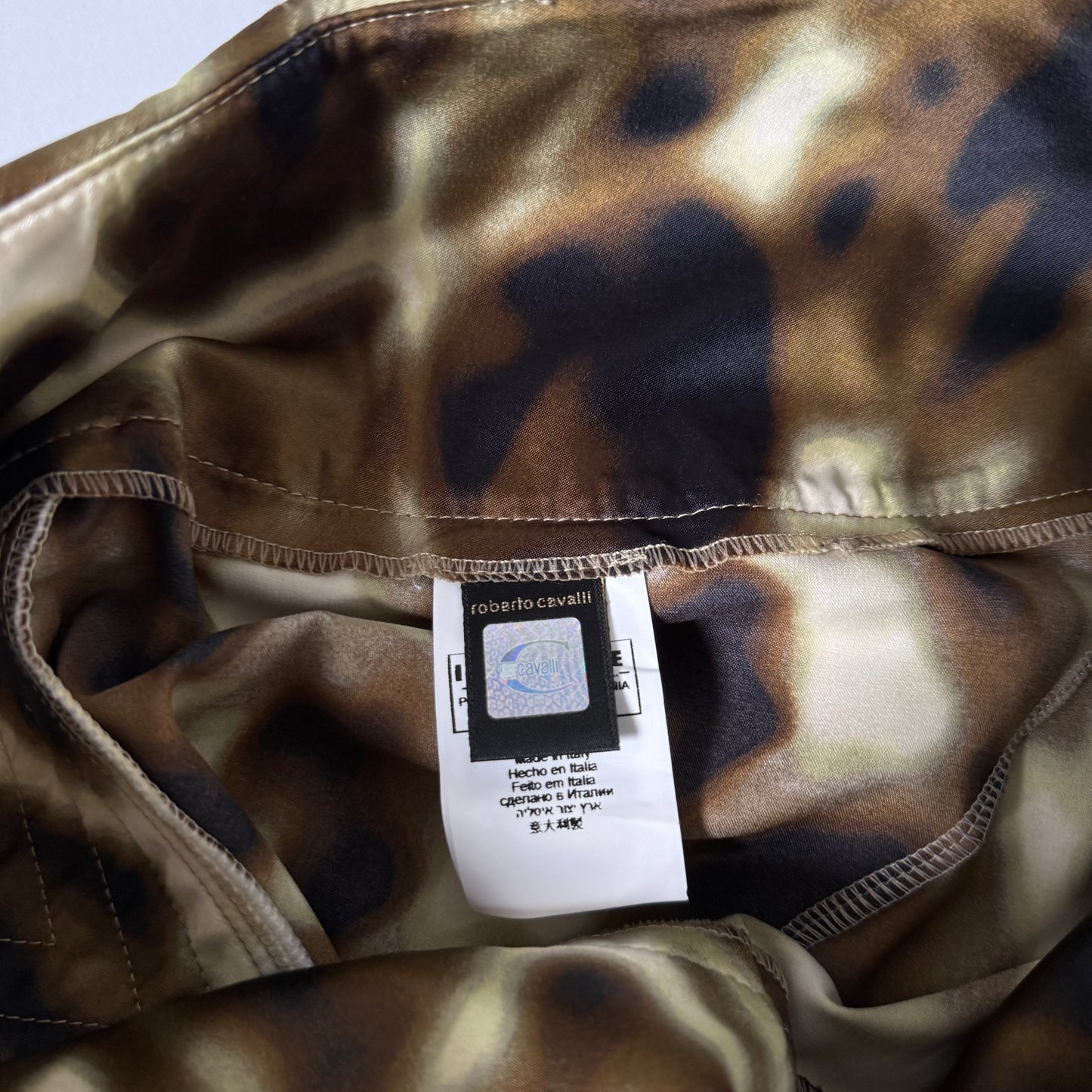 Vintage Cavalli Leopard Skirt