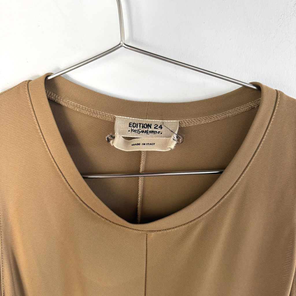 Vintage Edition 24 YSL Asymmetrical Drape Mini Dress