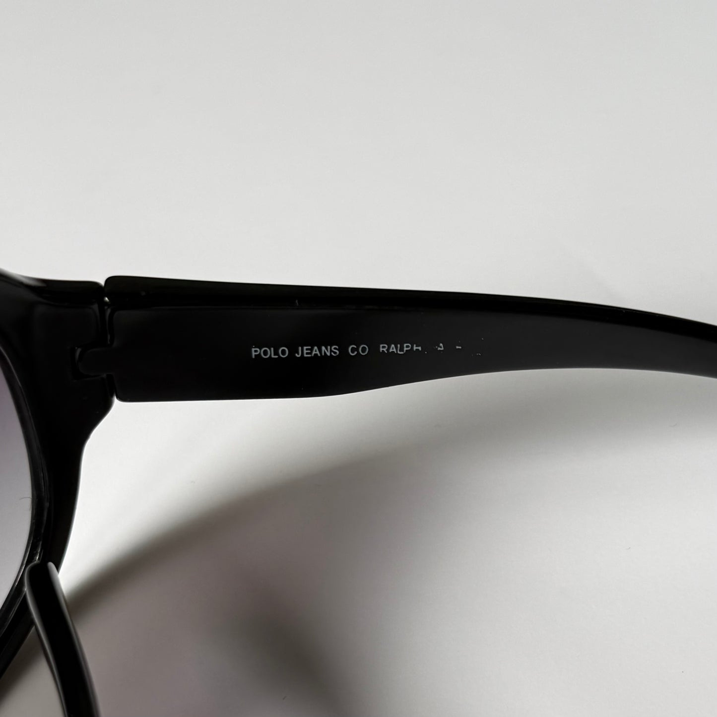 Vintage Polo Ralph Lauren Black Oversized Sunglasses
