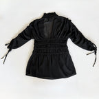 Vintage Cavalli Sheer Ruched Blouse