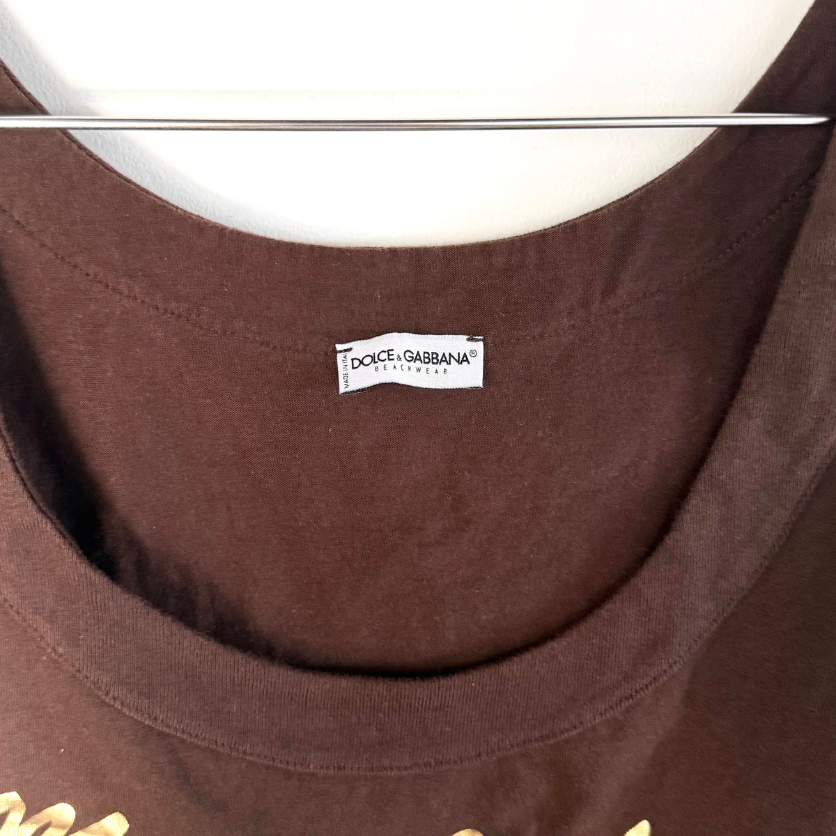 Vintage Dolce & Gabbana Monte Carlo Graphic Tank Top