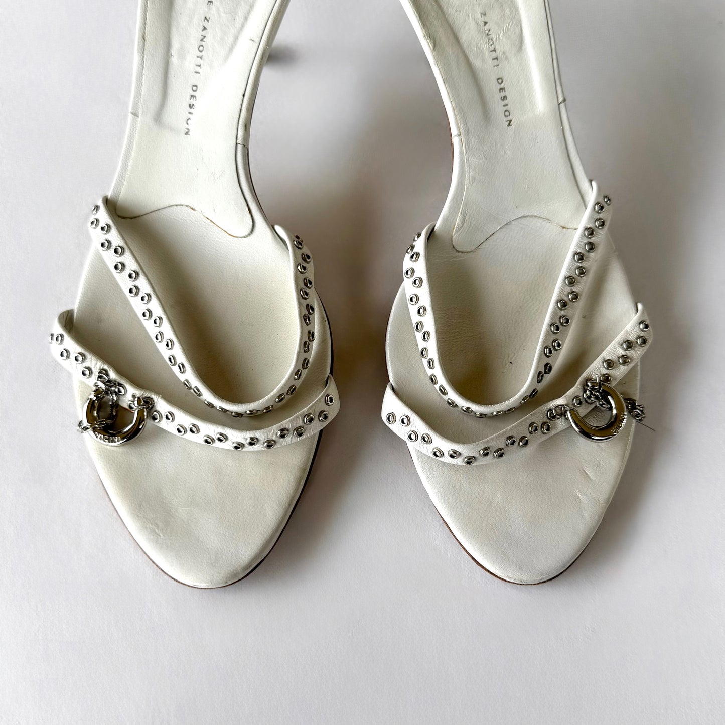 Vintage Giuseppe Zanotti Studded Sandal Heels (38)