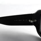 Vintage Versace Black Oversized Shield Sunglasses