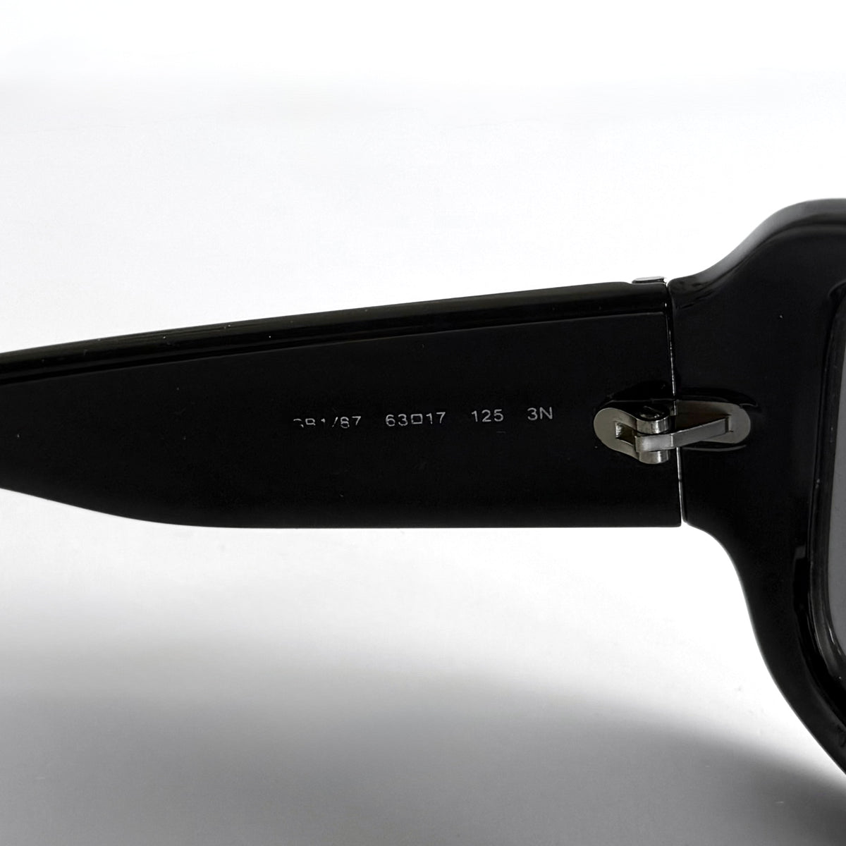 Vintage Versace Black Oversized Shield Sunglasses
