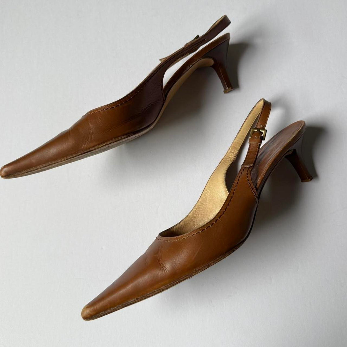 Giuseppe Zanotti Pointed Toe Kitten Heels (37.5)