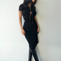 Cavalli Lace Up Dress