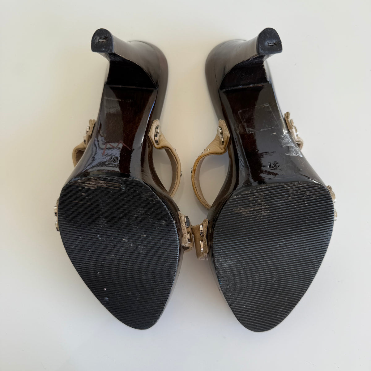 Vintage Versace Studded Heels (37)