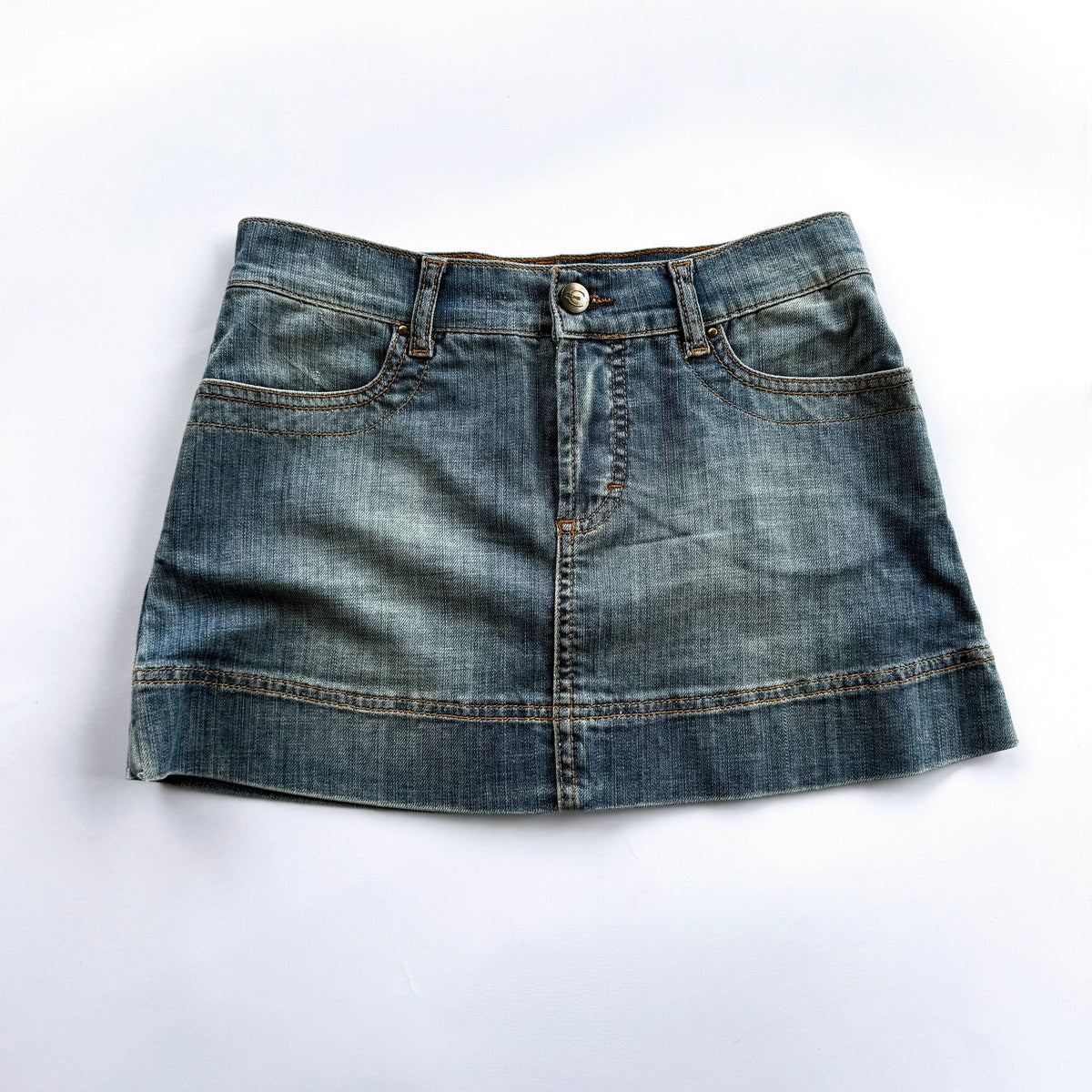 Vintage Cavalli Denim Skirt