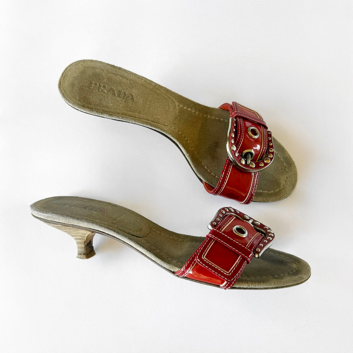 Vintage Prada Kitten Heels