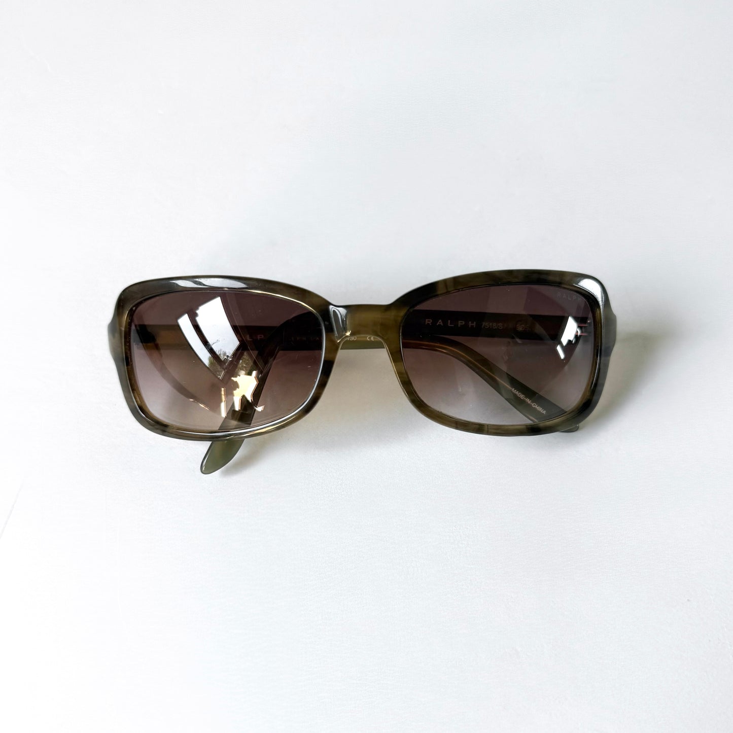 Vintage Ralph Lauren Rectangle Sunglasses Tortoiseshell