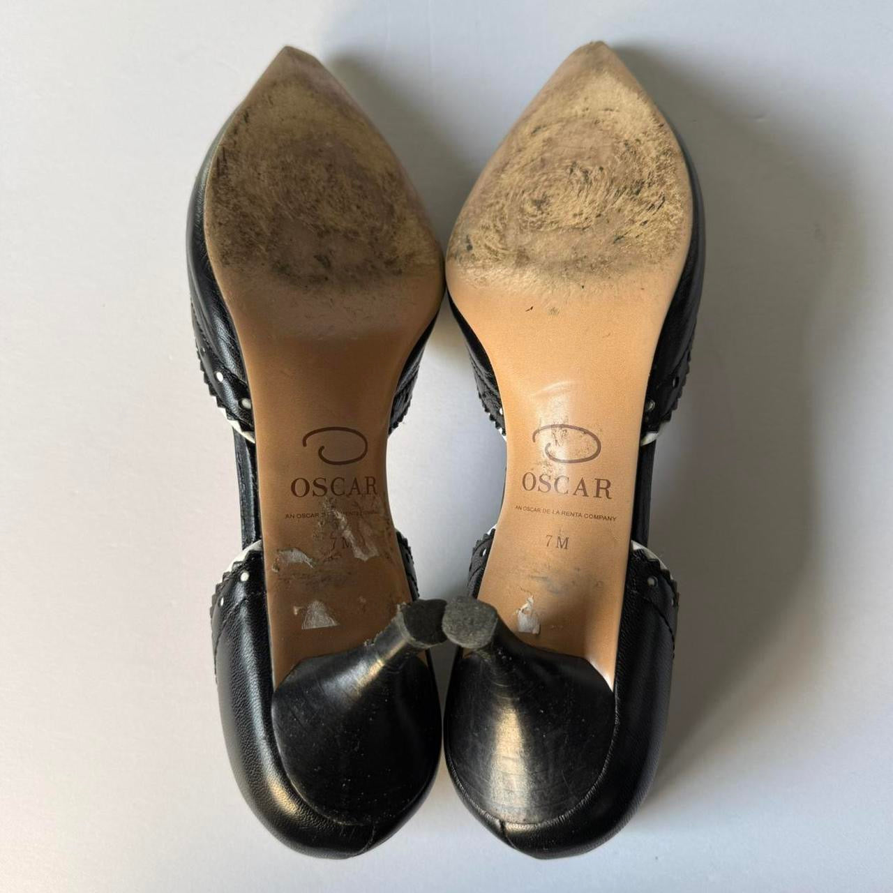 Vintage Oscar De La Renta Kitten Heels