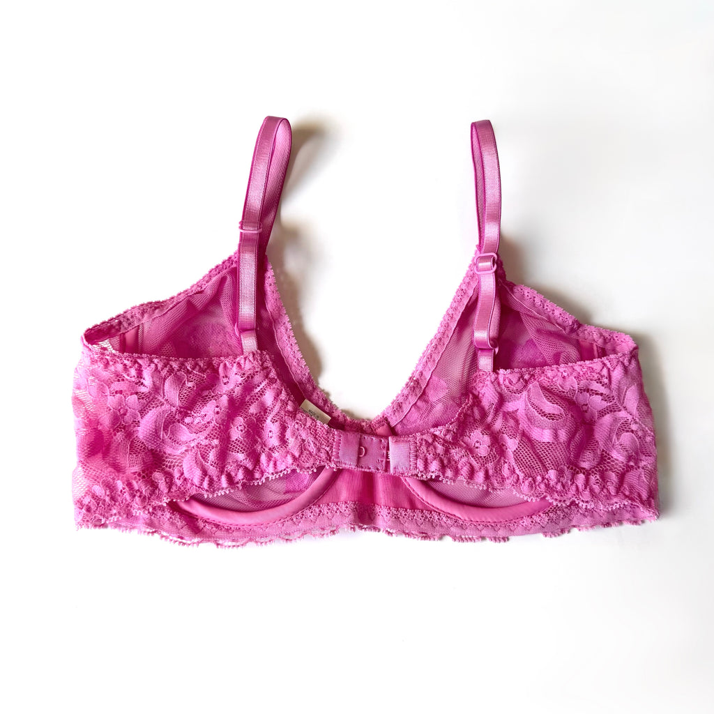 Vintage Christian Dior Lace Rose Bra (36C)