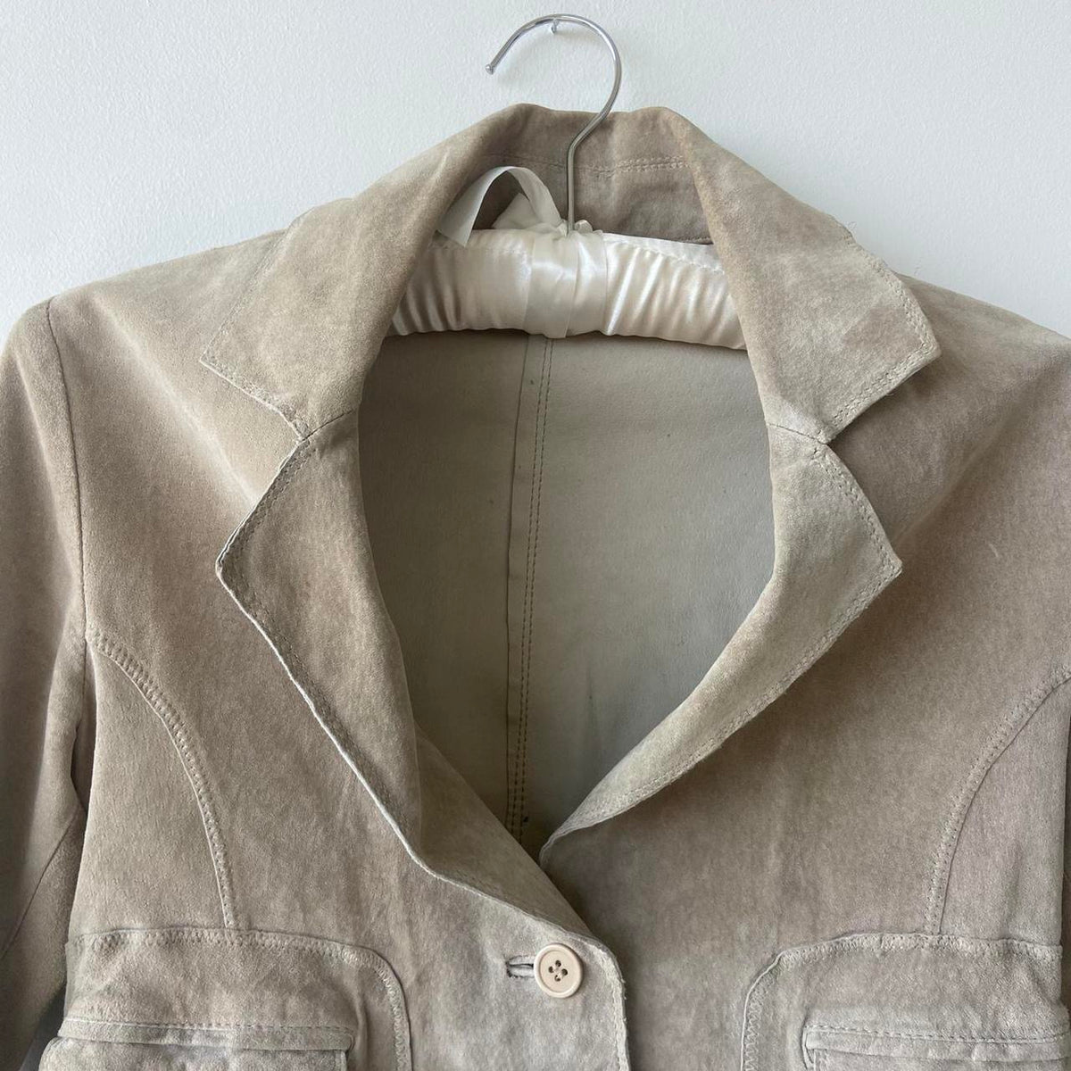 Vintage Suede Blazer Jacket