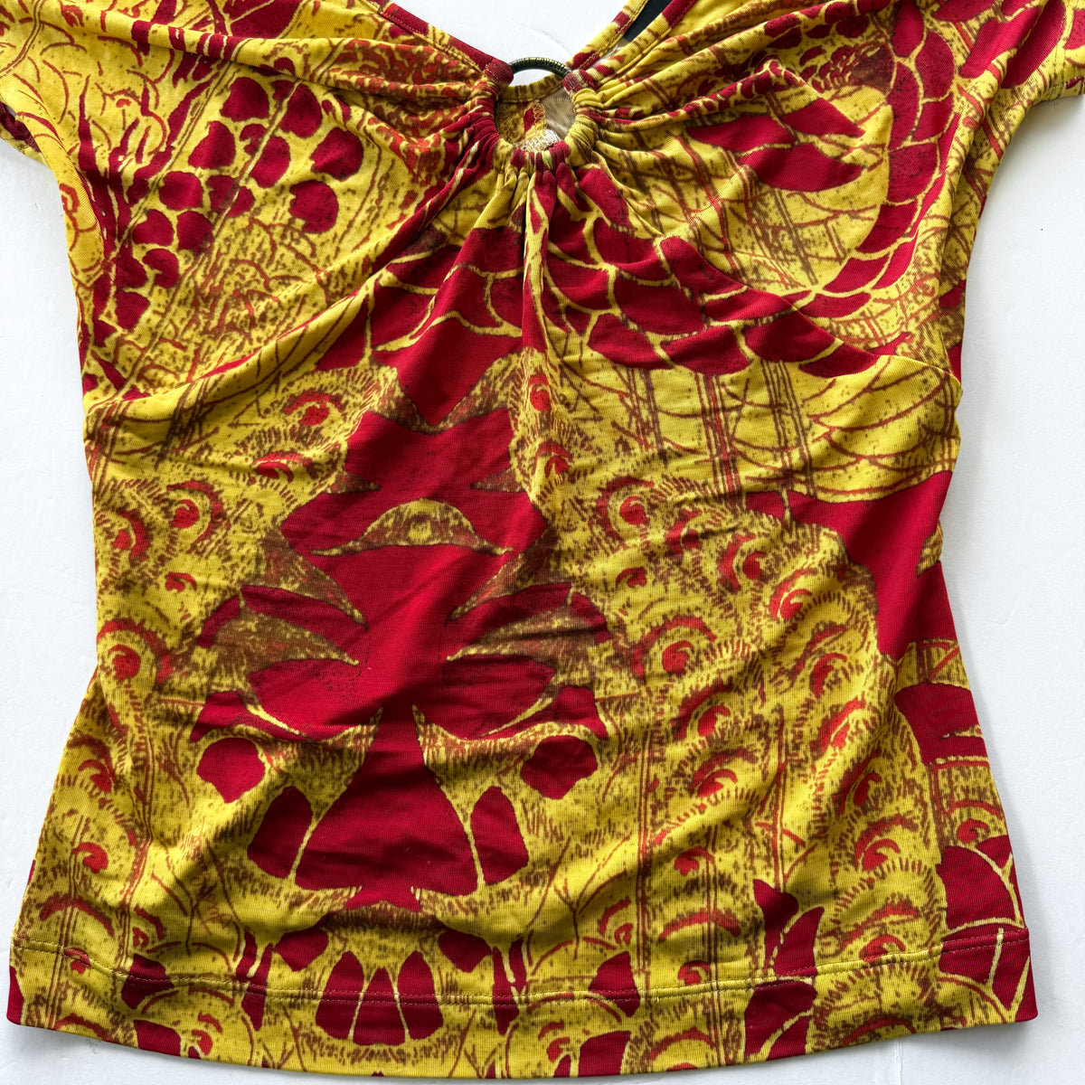 Vintage Cavalli V-Neck Top