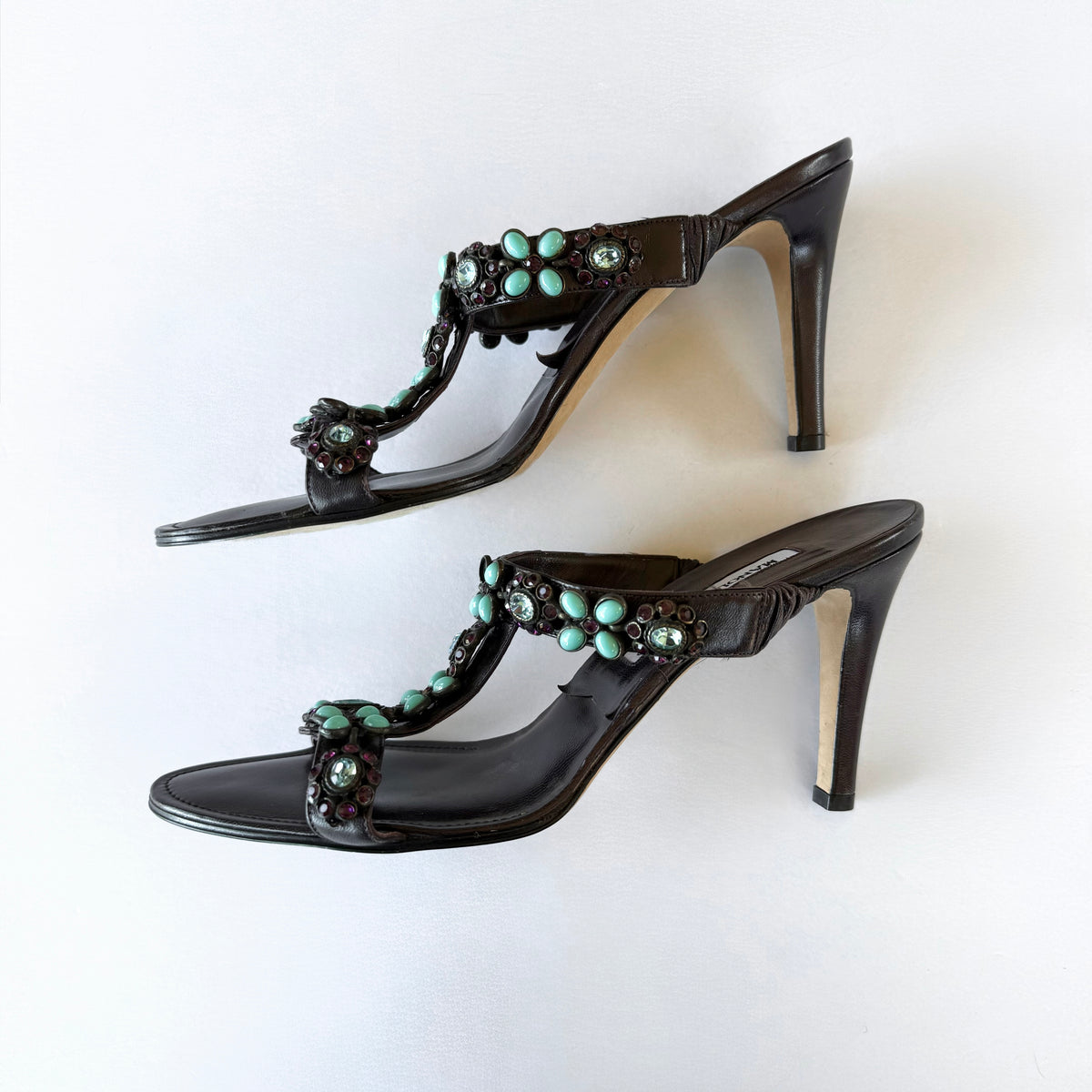 Vintage Manolo Blahnik Sandal Heels (39.5)