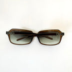 Vintage Dolce & Gabbana Brown Slim Rectangle Sunglasses