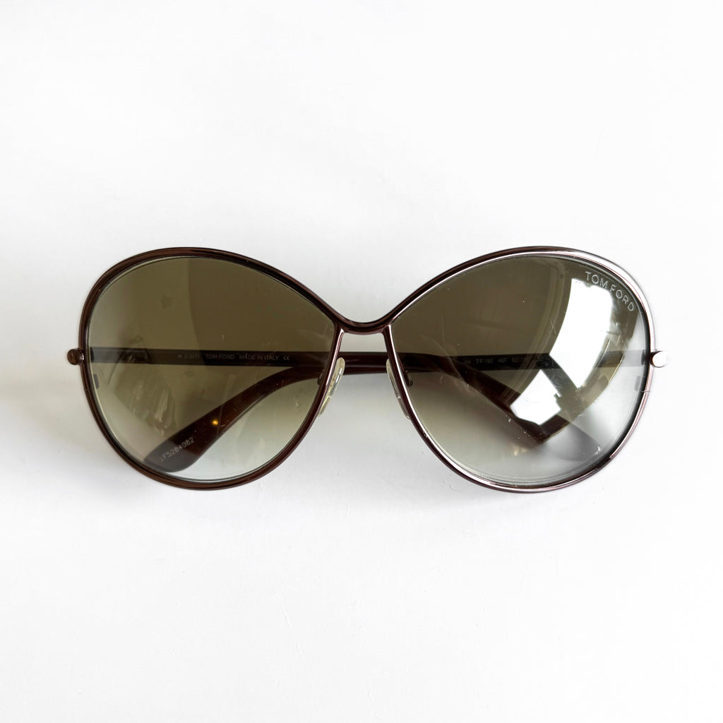 Tom Ford Iris Oversized Gradient Sunglasses
