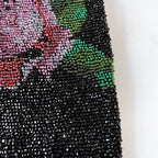 Vintage Rose Beaded Bag