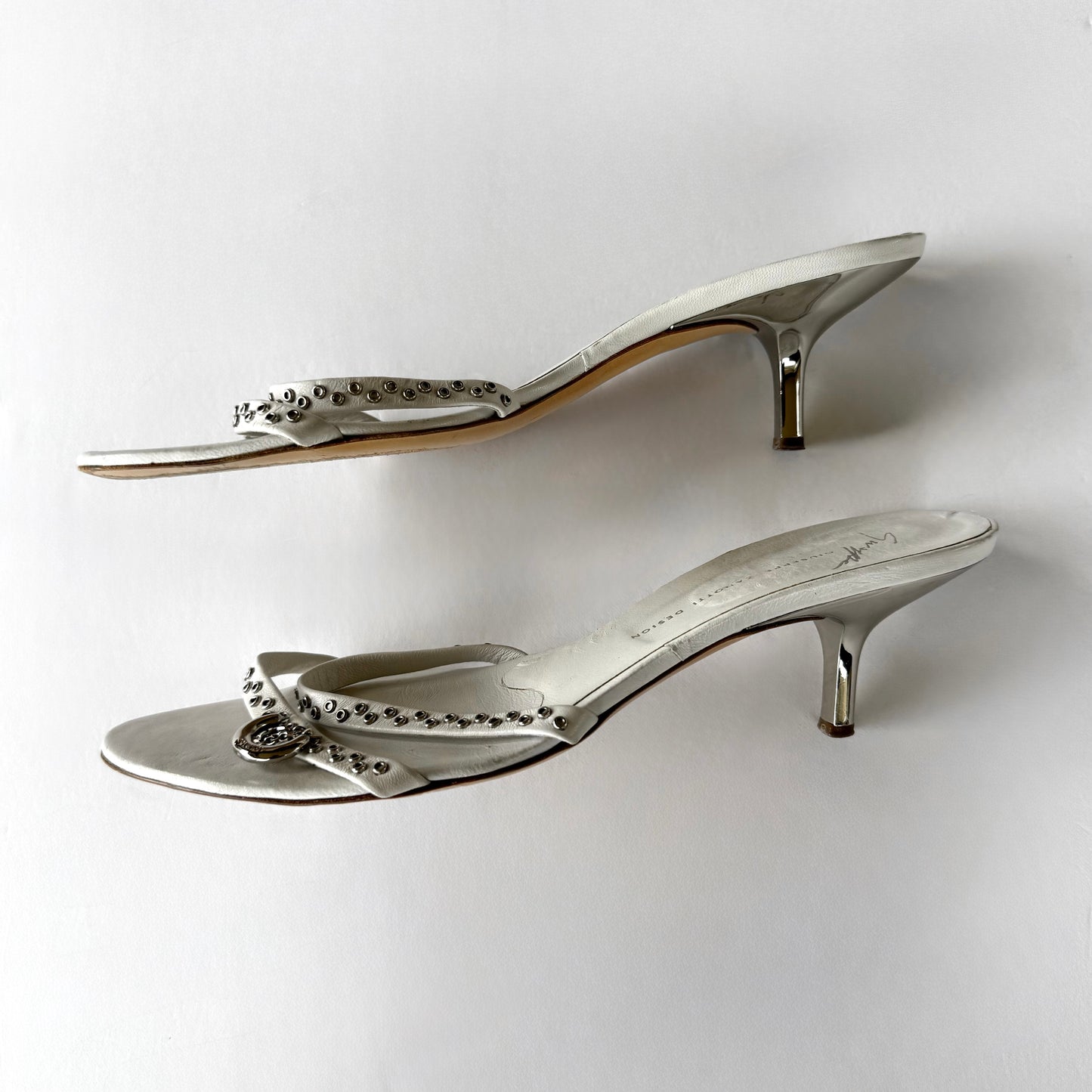 Vintage Giuseppe Zanotti Studded Sandal Heels (38)