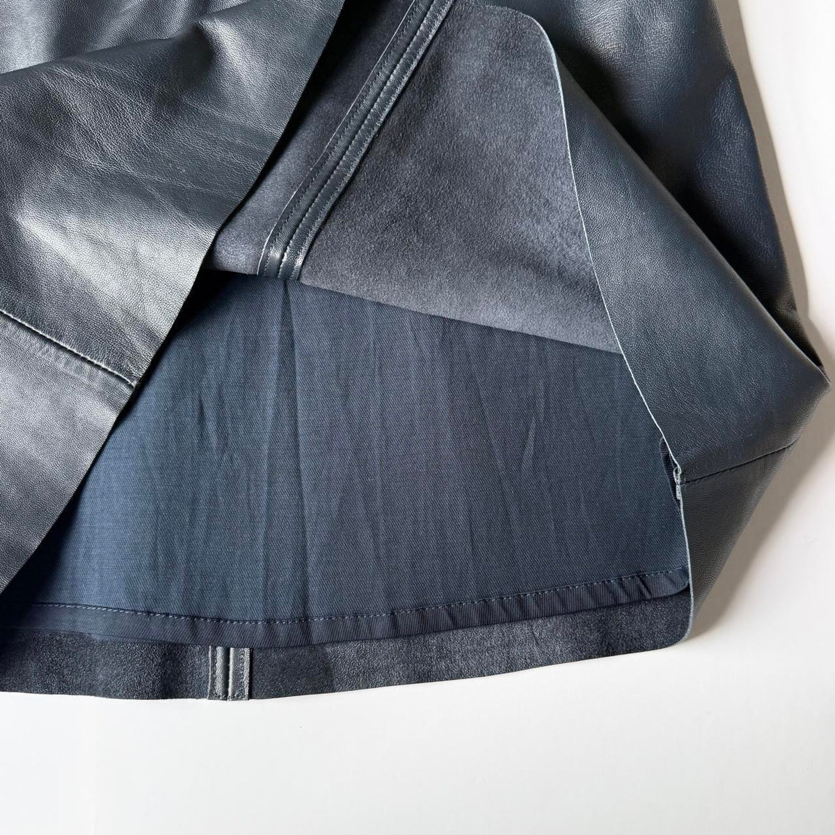 Vintage Tommy Hilfiger Leather Midi Skirt