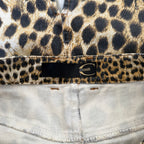Vintage Cavalli Cheetah Print Midi Skirt