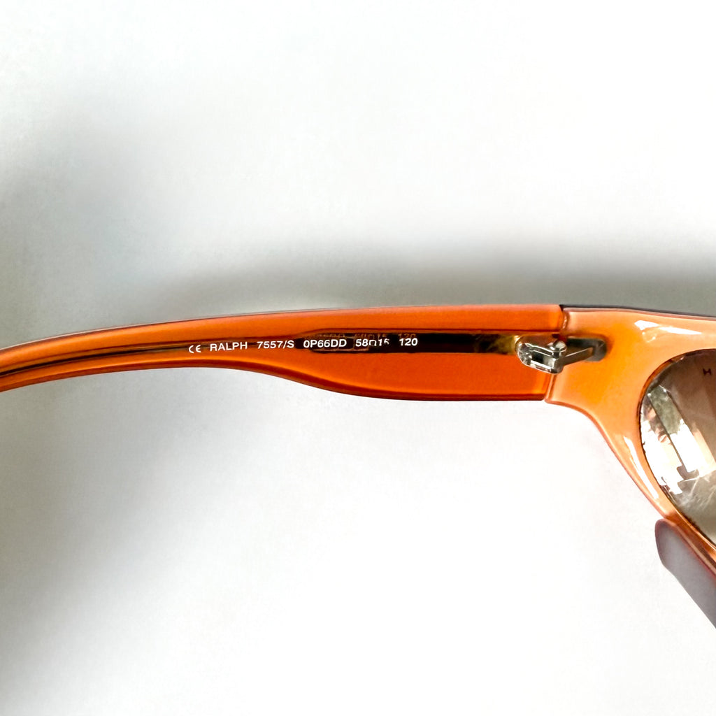Vintage Ralph Lauren Slim Cherry Red Sunglasses
