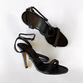 Strappy Brown Manolo Blahniks (38.5)