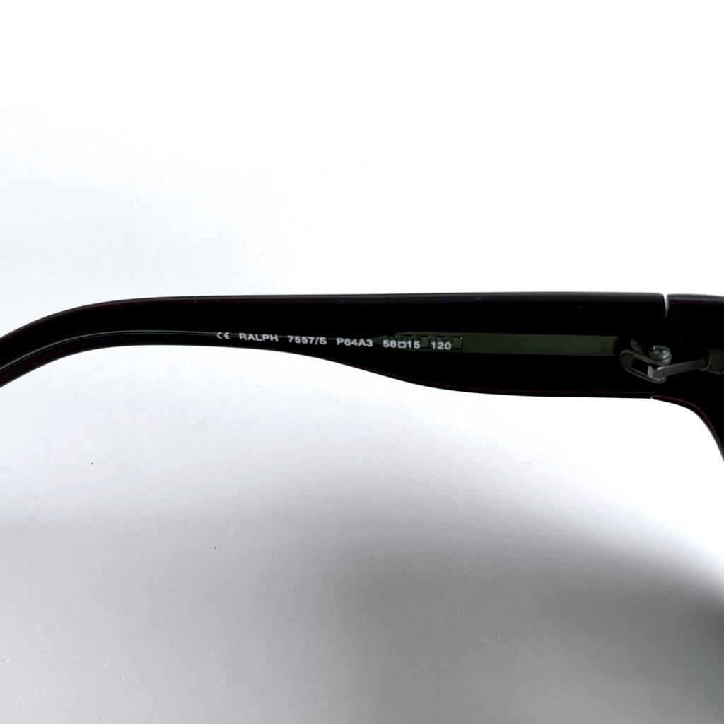 Vintage Ralph Lauren Black Slim Wrap Sunglasses
