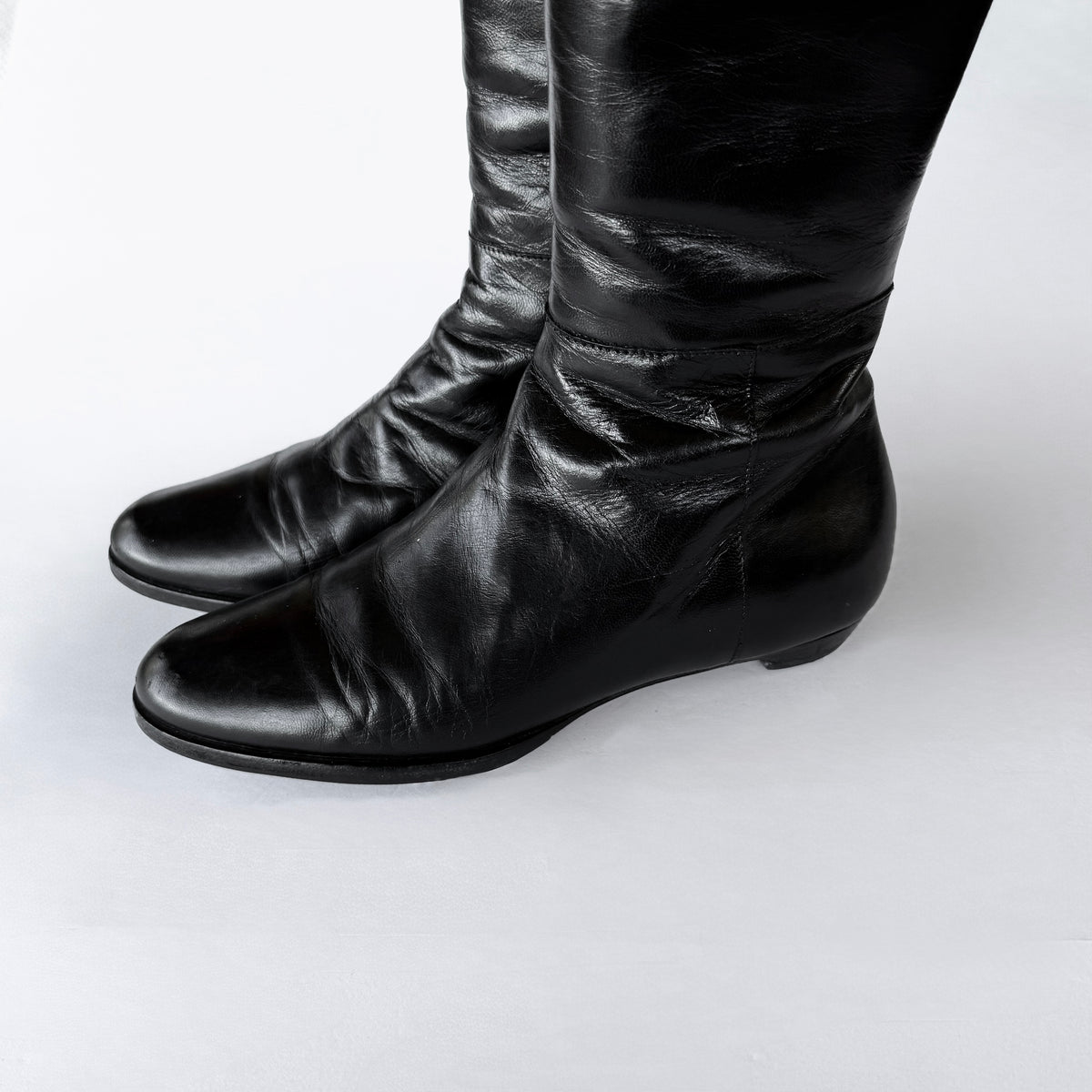 Vintage Jimmy Choo Leather Boots (35.5)