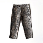 Vintage Moschino Leopard Print Capri Pants