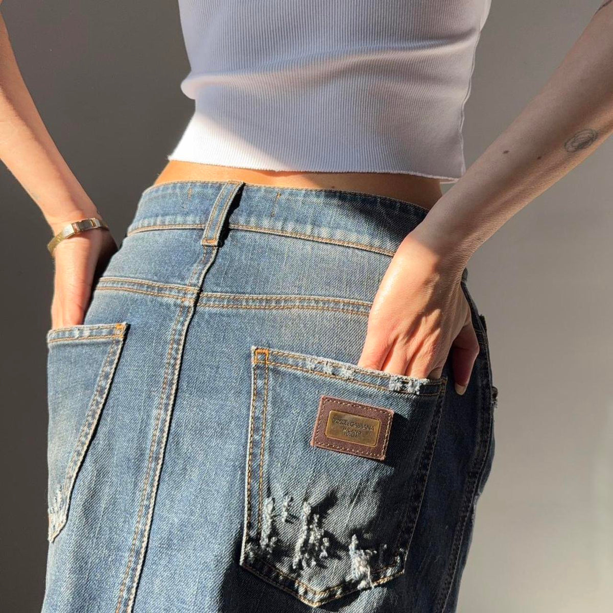 Dolce & Gabbana Denim Skirt