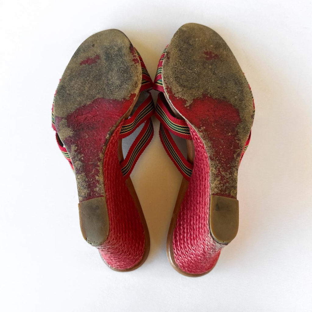 Vintage Christian Louboutin Wedge Heels (37)