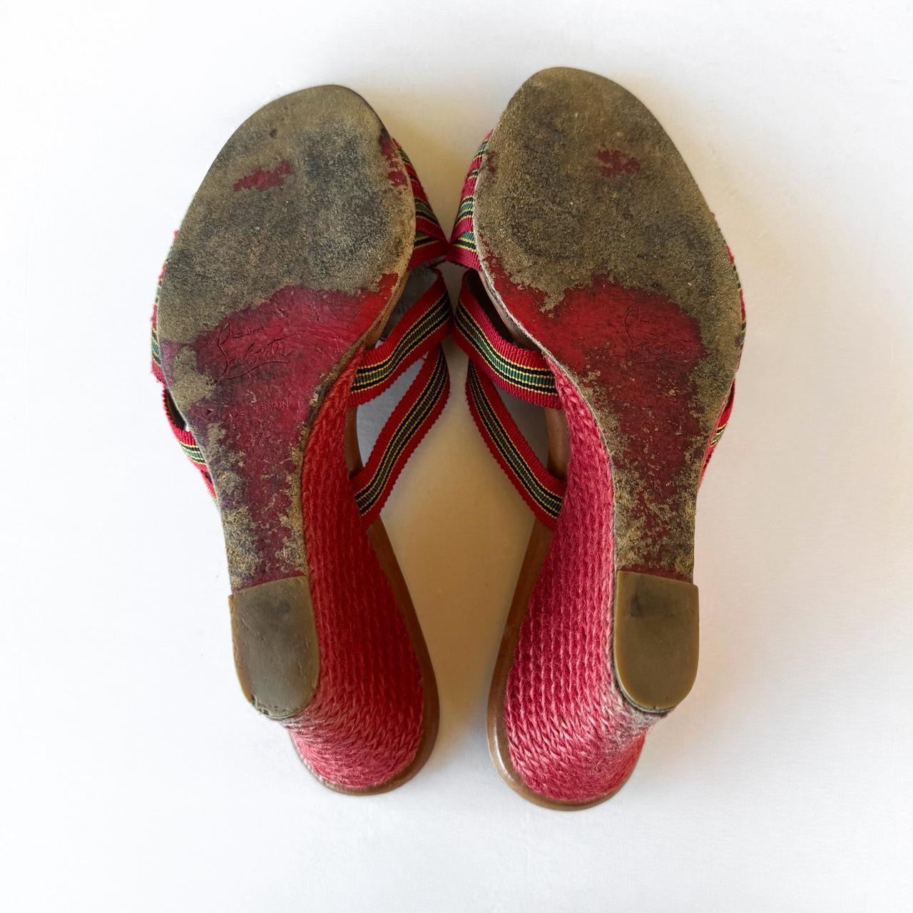 Vintage Christian Louboutin Wedge Heels (37)