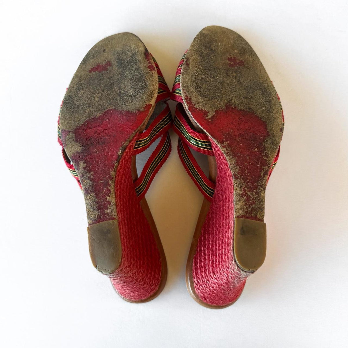 Vintage Christian Louboutin Wedge Heels (37)