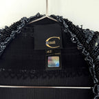 Vintage Just Cavalli Sheer Beaded Silk Tunic