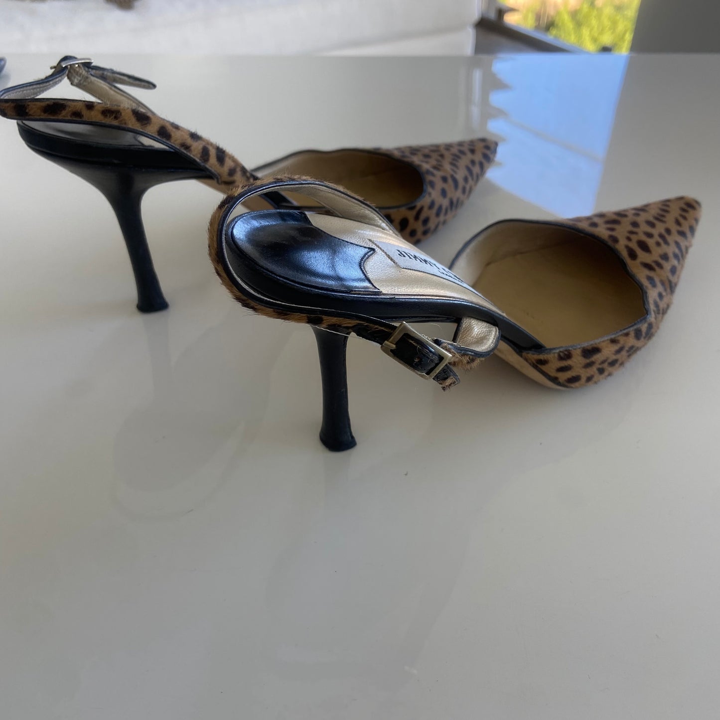 Jimmy Choo Cheetah Slingback Heels