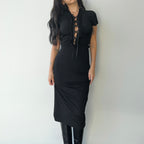 Cavalli Lace Up Dress