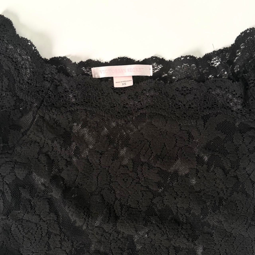 Vintage Victoria’s Secret Sheer Lace Mini Dress