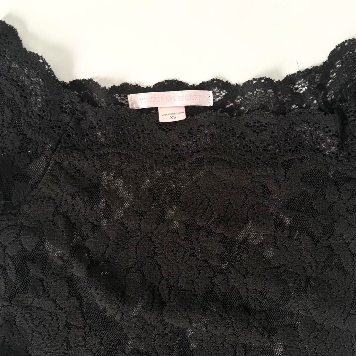 Vintage Victoria’s Secret Sheer Lace Mini Dress