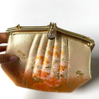 Vintage Japanese Floral Brocade Evening Bag