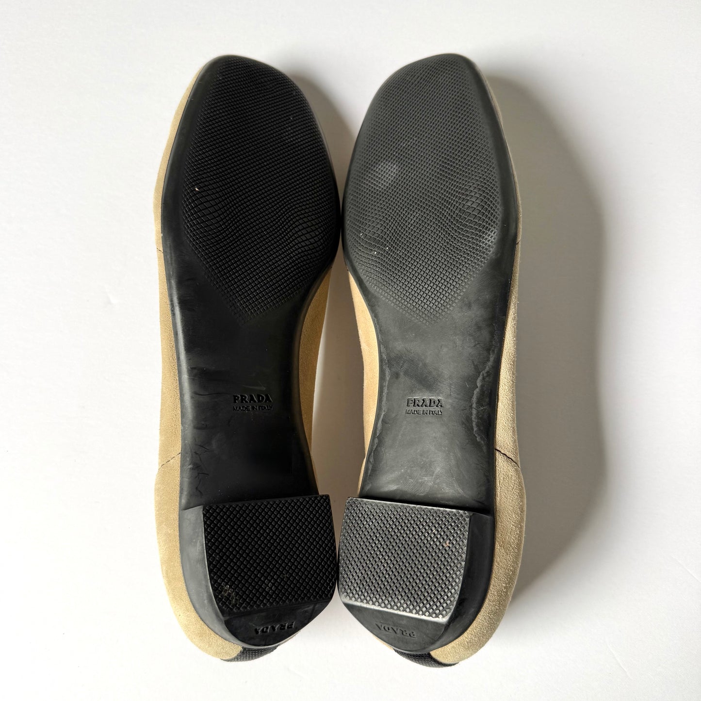 Prada Suede Ballet Flats