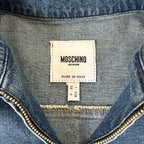 Vintage Moschino Jeans Ruffle Sleeve Denim Jacket