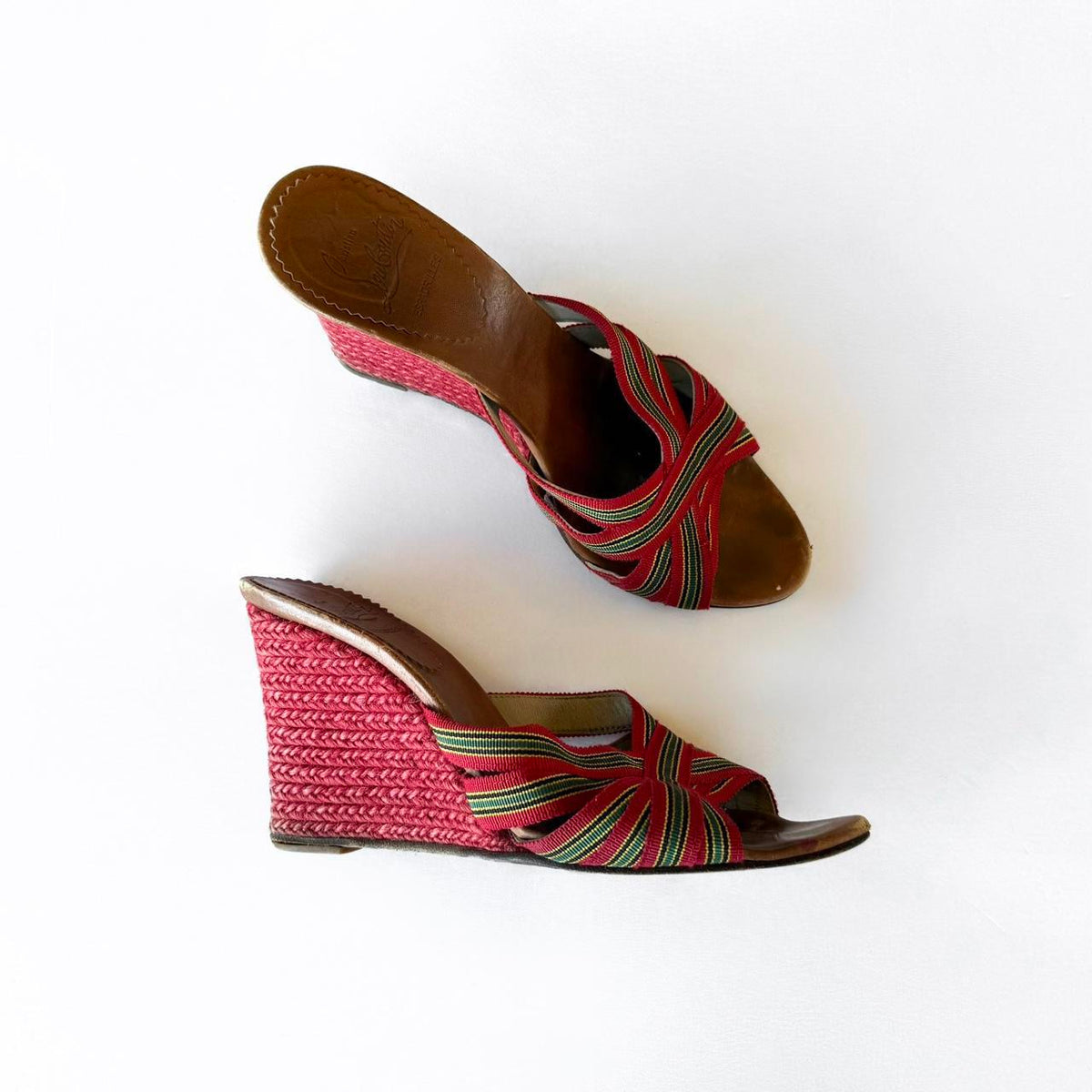 Vintage Christian Louboutin Wedge Heels (37)