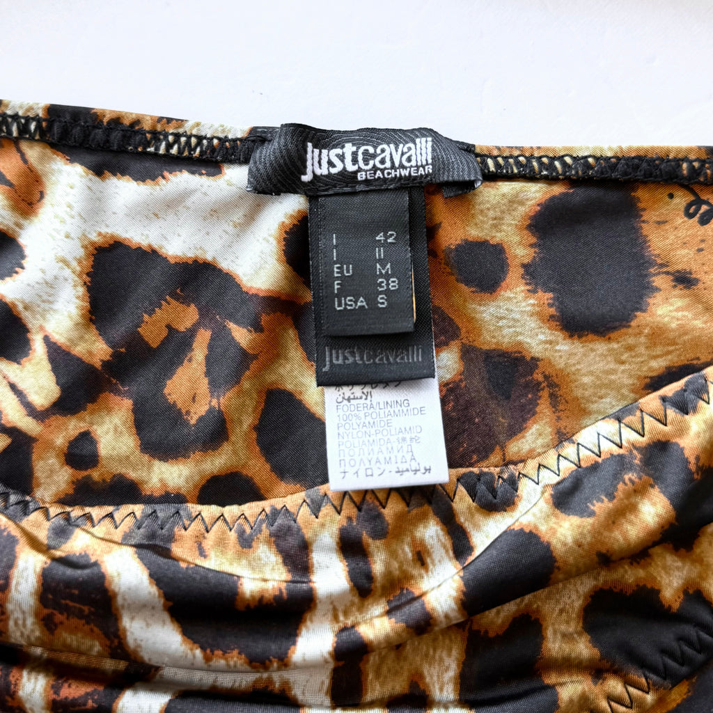 Vintage Cavalli Leopard Print Bikini Set