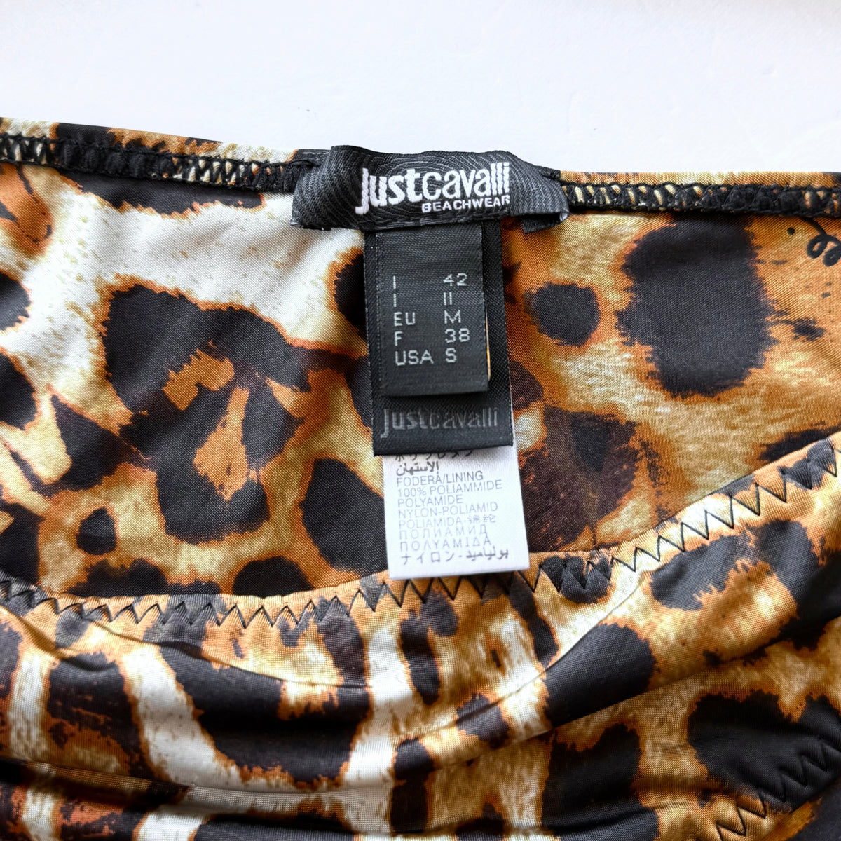 Vintage Cavalli Leopard Print Bikini Set