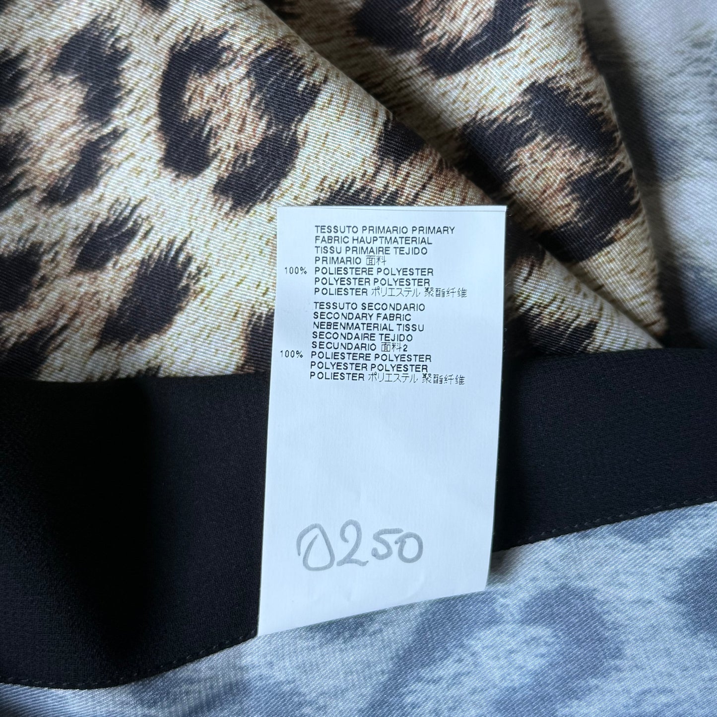 Just Cavalli Leopard Print Kaftan Mini Dress Y2K
