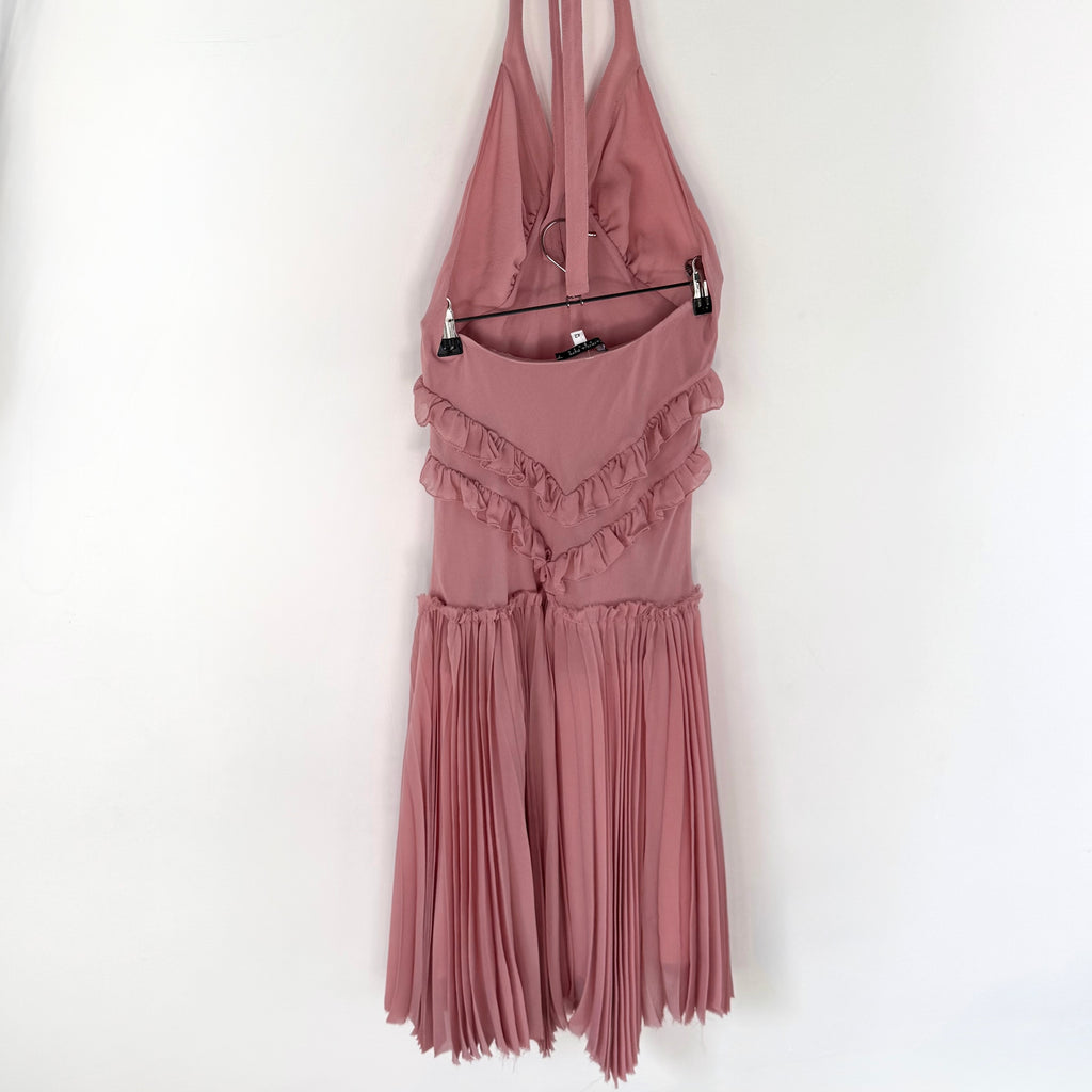 Vintage Patrizia Pepe Pink Halter Midi Dress