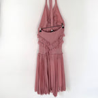 Vintage Patrizia Pepe Pink Halter Midi Dress