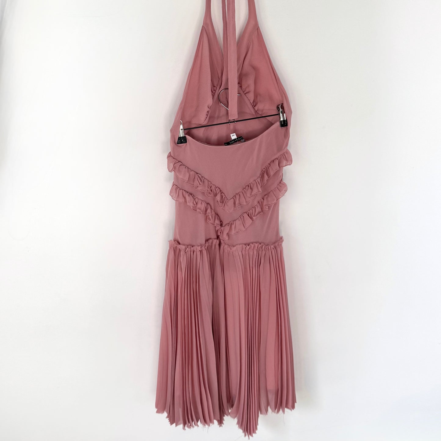 Vintage Patrizia Pepe Pink Halter Midi Dress